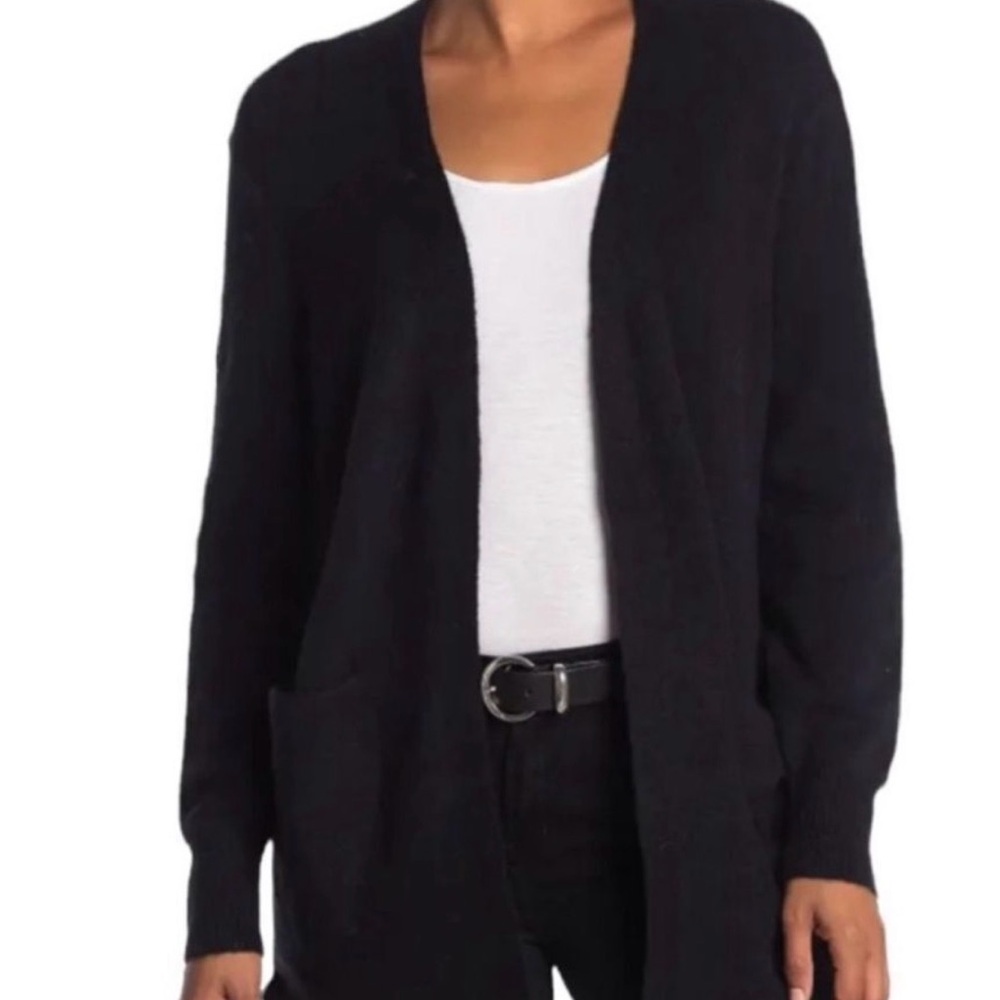 Madewell Black Open Front Cardigan